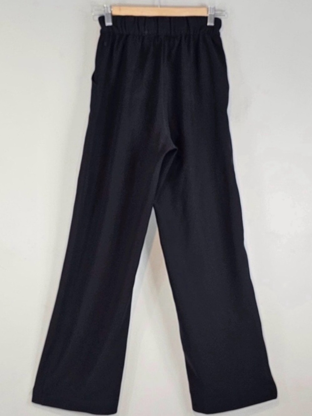 Lululemon NOIR Pant Black Wide Leg Tie Front Trousers Relaxed Fit - Picture 9 of 12